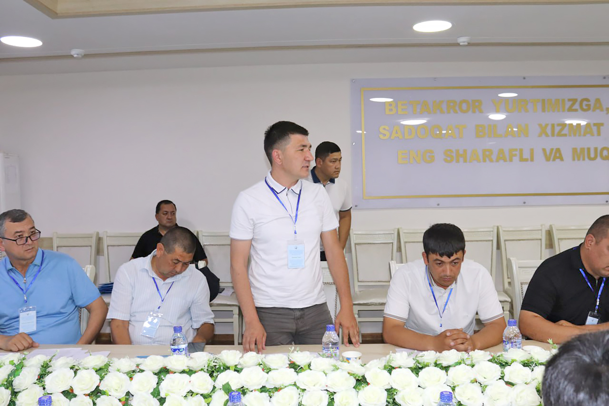 Сирдарё вилоятида ҳисобот-сайлов конференцияси бўлиб ўтди