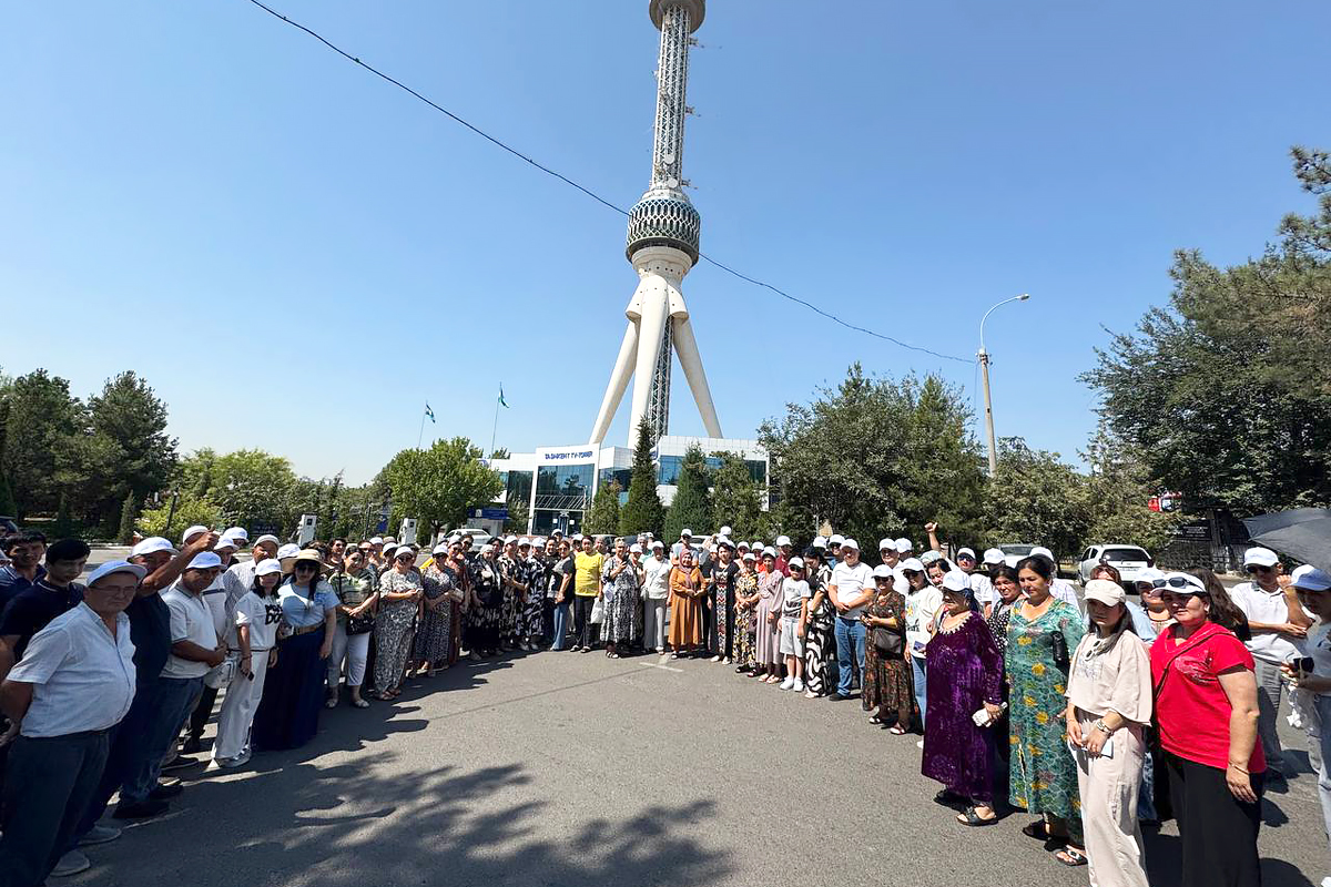 Kasaba uyushmalari harakatining 120-yilligi doirasida 50 mehnatkash Toshkentga sayohat qildi