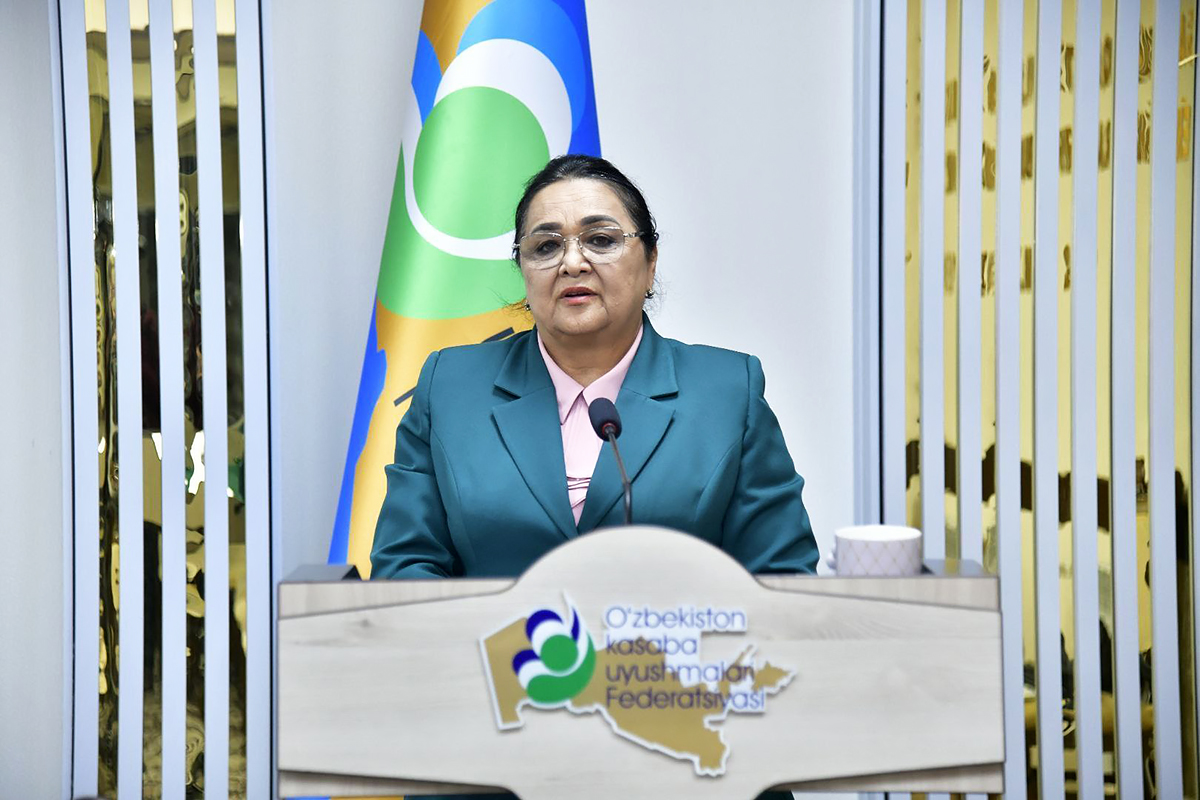 Navoiyda kasaba uyushmalari harakatining 120 yilligiga bag‘ishlangan matbuot anjumani o‘tkazildi