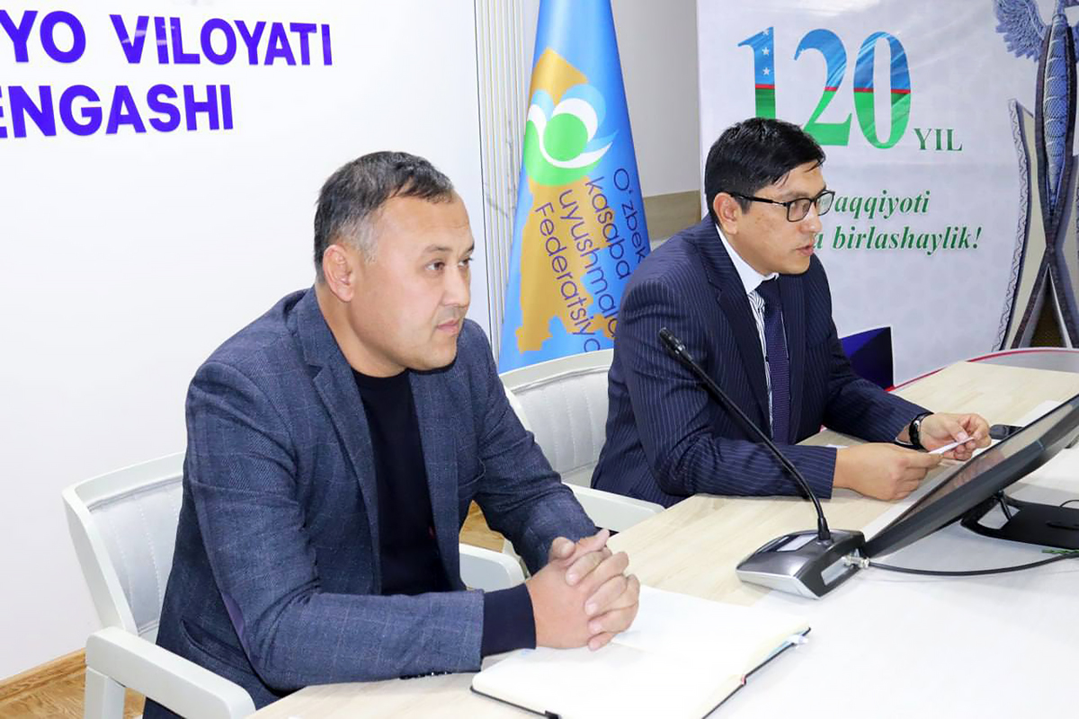 Energetika sohasidagi kasaba uyushmasi faollari bilan uchrashuv bo‘lib o‘tdi