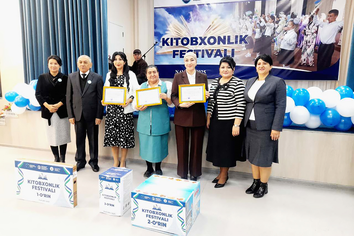 “Kitobxonlik festivali”: tanlov g‘oliblari taqdirlandi