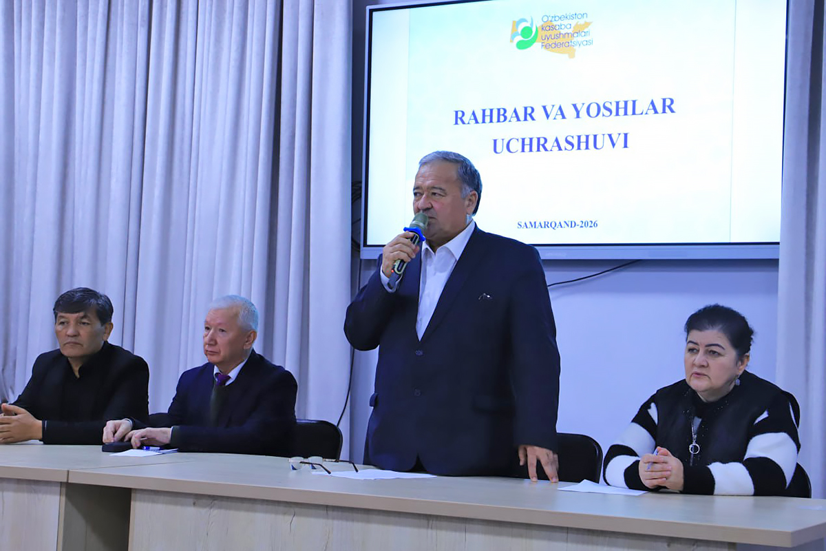 Samarqandda “Rahbar va yoshlar uchrashuvi” tashkil etildi