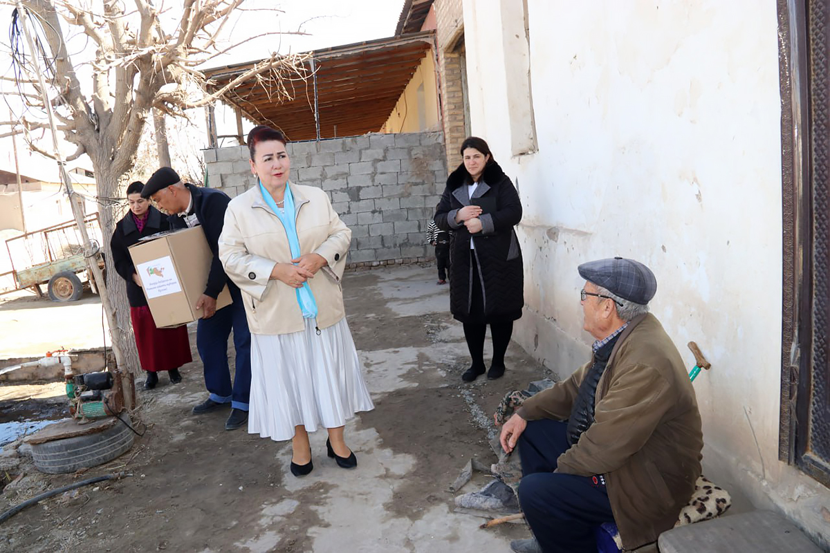 Наврўз ва Рамазон арафасида эҳтиёжманд оилаларга меҳр ва эътибор