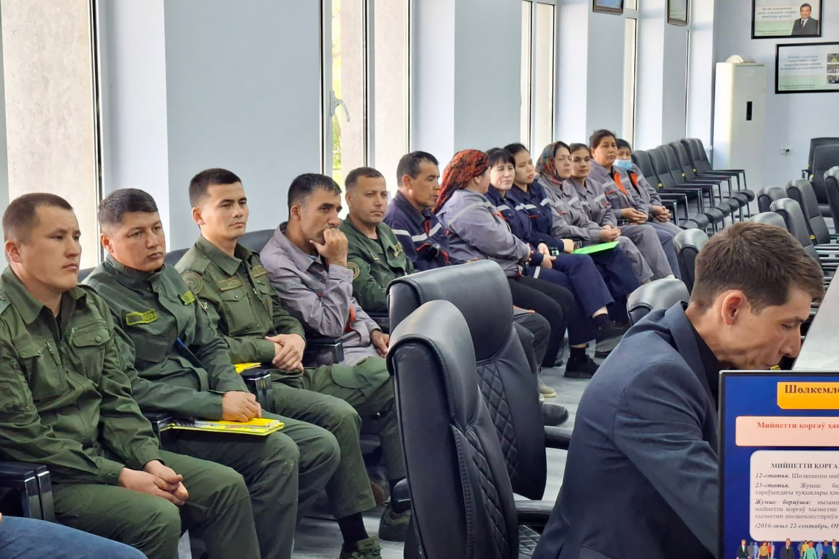 Taxiatosh IESda mehnat muhofazasiga bag‘ishlangan o‘quv-seminar o‘tkazildi
